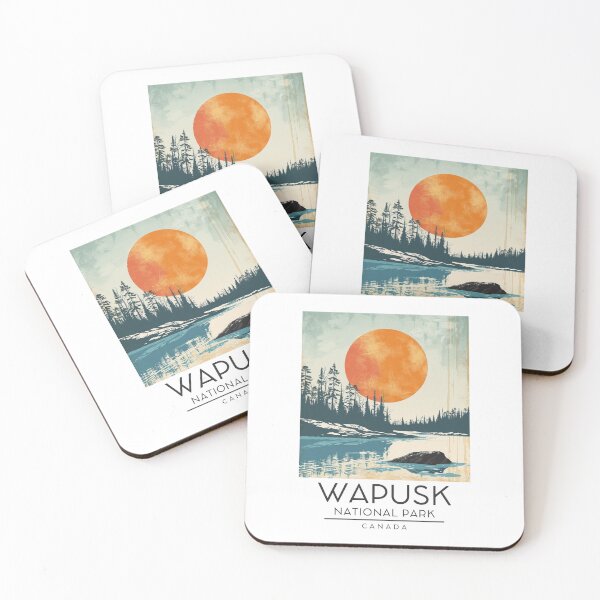 Item preview, A Vintage Illustration of Wapusk National Park - Canada designed and sold by GoodOldVintage.