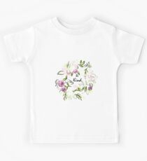 Be Kind floral wreath Kids Tee
