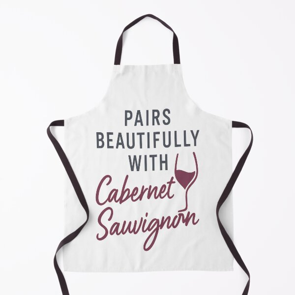 Item preview, Pairs Beautifully With Cabernet Sauvignon │ Modern Minimalist Wine Design designed and sold by gooseprinttees.