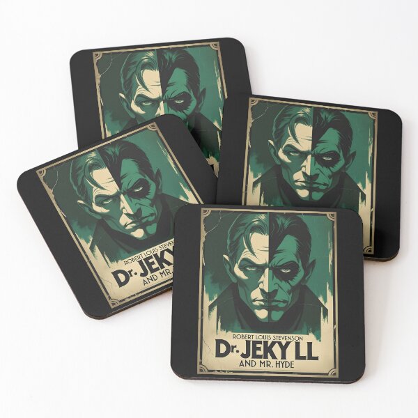 Item preview, A Vintage Poster of Dr Jekyll and Mr Hyde - Robert Louis Stevenson  designed and sold by GoodOldVintage.