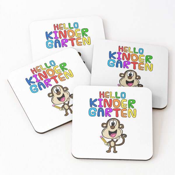 Item preview, Hello Kindergarten Monkey, First Day Of School designed and sold by doodlerob.