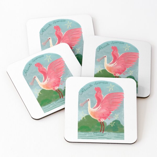 Item preview, Roseate spoonbill designed and sold by HemasDesignLab.