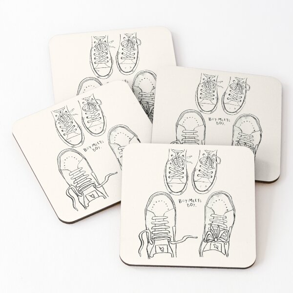 Item preview, Boy meets boy shoes | heartstopper designed and sold by Pinu92.
