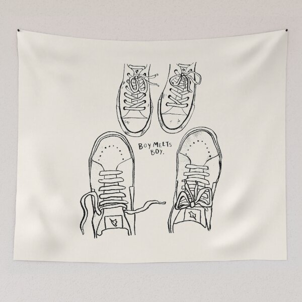 Item preview, Boy meets boy shoes | heartstopper designed and sold by Pinu92.