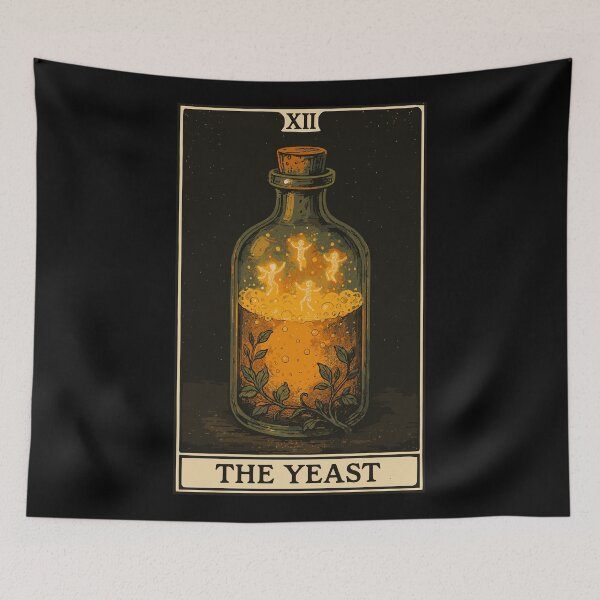 Item preview, The Yeast – Brewing & Fermentation Tarot Card designed and sold by BRU Design.