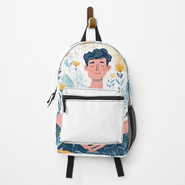 Item preview, Love Yourself Serene Young Man Illustration designed and sold by Printiko.
