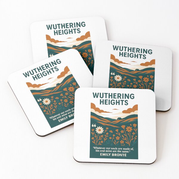 Item preview, Wuthering Heights Landscape and Quote designed and sold by GlitchBaby.