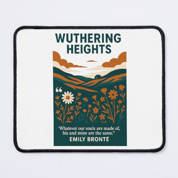 Item preview, Wuthering Heights Landscape and Quote designed and sold by GlitchBaby.