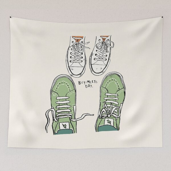 Item preview, Boy meets boy shoes | heartstopper designed and sold by Pinu92.