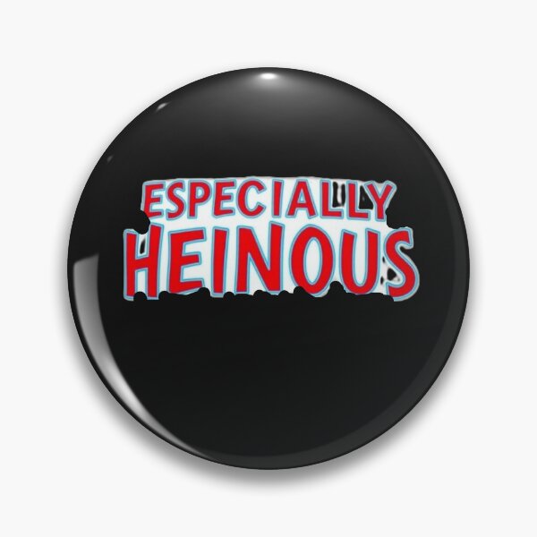 Item preview, Especially Heinous – Retro Red & Cyan Typography Design designed and sold by MyBestTeeses.