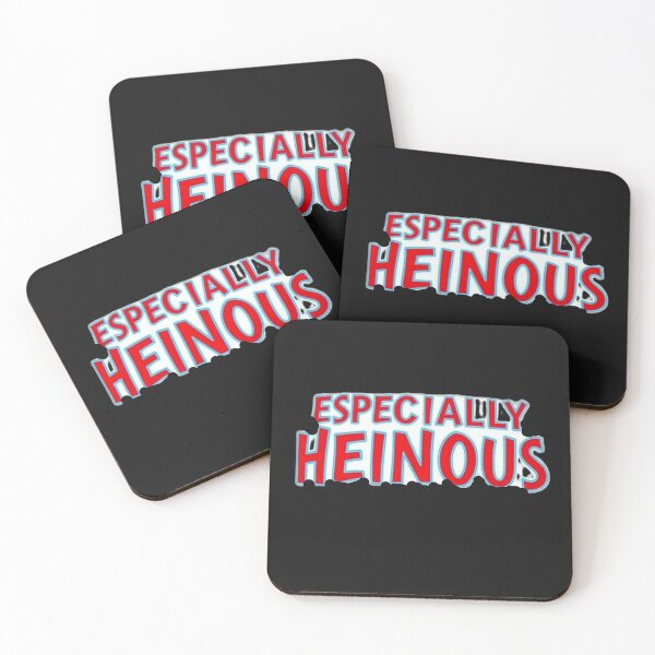 Item preview, Especially Heinous – Retro Red & Cyan Typography Design designed and sold by MyBestTeeses.