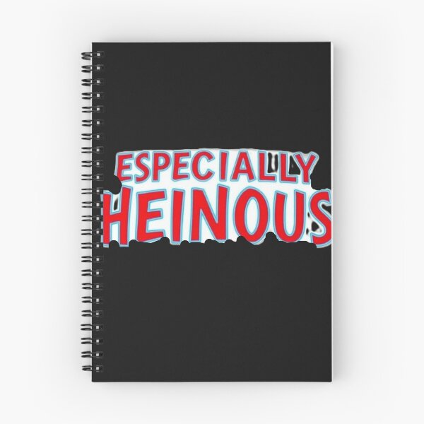 Item preview, Especially Heinous – Retro Red & Cyan Typography Design designed and sold by MyBestTeeses.