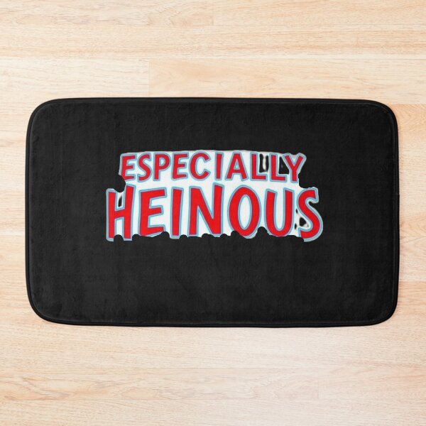 Item preview, Especially Heinous – Retro Red & Cyan Typography Design designed and sold by MyBestTeeses.