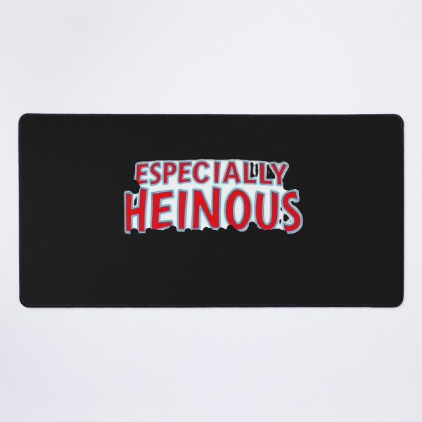 Item preview, Especially Heinous – Retro Red & Cyan Typography Design designed and sold by MyBestTeeses.