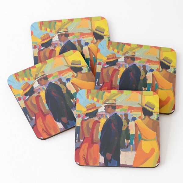 Item preview, Elegant Festival Scene in Colorful Seville Streets designed and sold by Drese-Art.