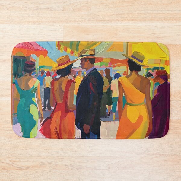 Item preview, Elegant Festival Scene in Colorful Seville Streets designed and sold by Drese-Art.