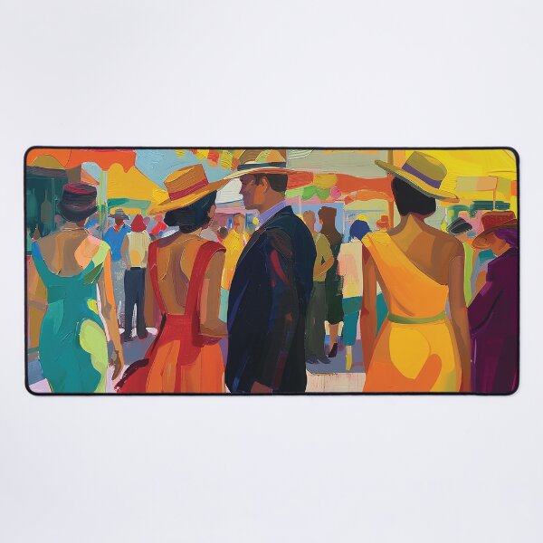 Item preview, Elegant Festival Scene in Colorful Seville Streets designed and sold by Drese-Art.