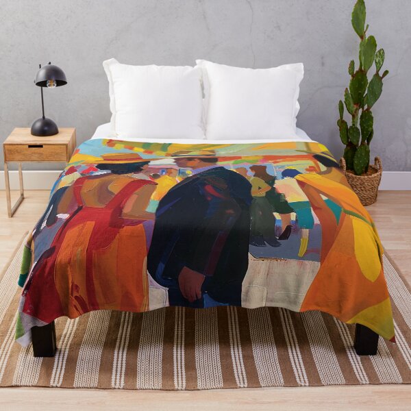 Item preview, Elegant Festival Scene in Colorful Seville Streets designed and sold by Drese-Art.