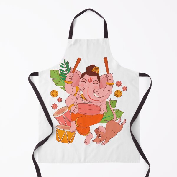 Item preview, Dancing Ganesha with Mushak – Playful Divine Art of Joy & Devotion designed and sold by Asapusri.