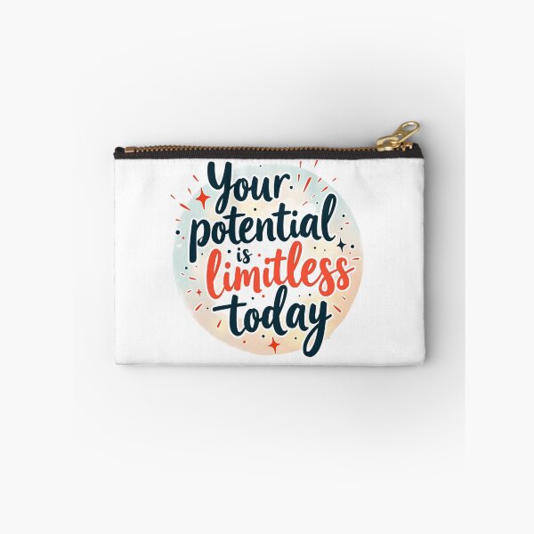 Item preview, Your Potential Is Limitless Today Motivational Quote designed and sold by Ajay Creative Studio.