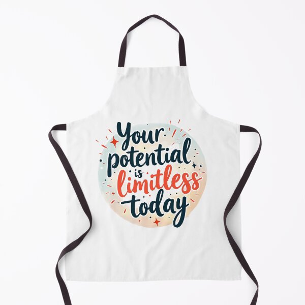 Item preview, Your Potential Is Limitless Today Motivational Quote designed and sold by Ajay Creative Studio.