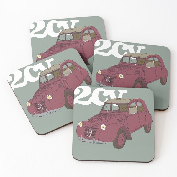 Item preview, 2CV (BURGUNDY 1) POPART designed and sold by Johnny Bull.