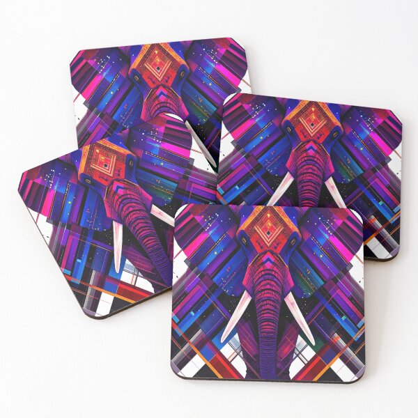 Item preview, Geometric Elephant Artwork designed and sold by Geonimalia.