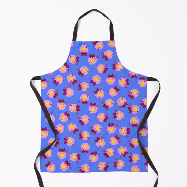 Item preview, Crush Apples – Comic love with arrows & bows in pink on neon blue designed and sold by colorofmagic.