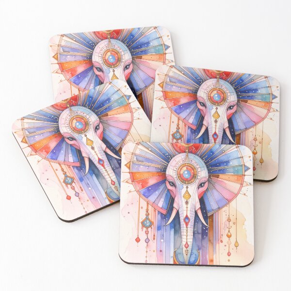 Item preview, Geometric Elephant Artwork designed and sold by Geonimalia.