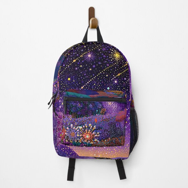 Item preview, Purple Landscape with Shooting Stars designed and sold by Neika Shimm Designs.