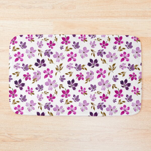 Item preview, Purple and Pink Flower Bouquet - Watercolor Art designed and sold by Orly Fuchs Galchen.