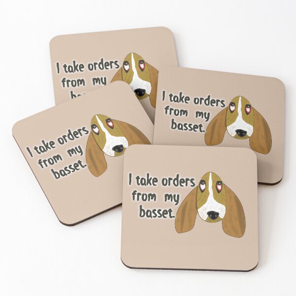 Item preview, Bassets Give Orders designed and sold by WandaRichards.