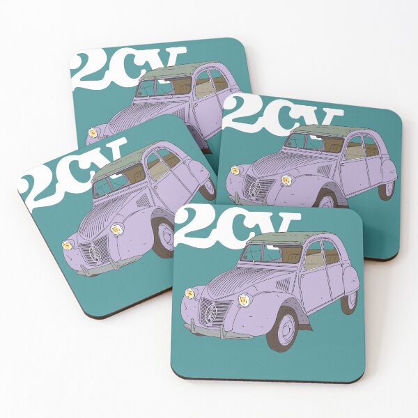 Item preview, 2CV (LT MAUVE 4) POPART designed and sold by Johnny Bull.