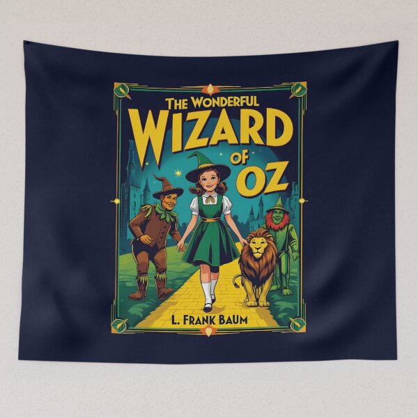 Item preview, A Vintage Poster of The Wonderful Wizard of Oz - L.Frank Baum designed and sold by GoodOldVintage.