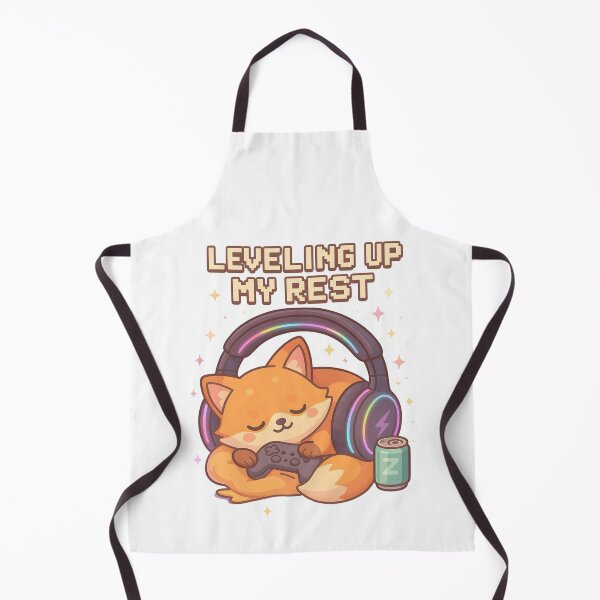 Item preview, Leveling Up My Rest – Cute Gamer Fox AFK Design designed and sold by ArtbotsGallery.