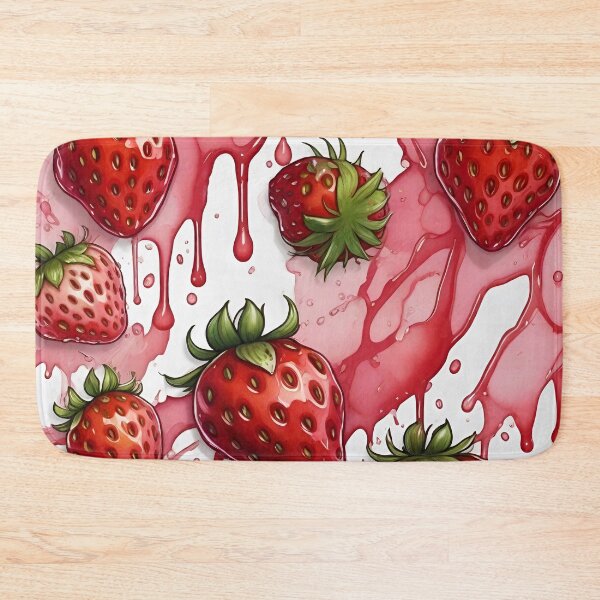 Item preview, Abstract Strawberries - juicy passion designed and sold by SolaoLab.