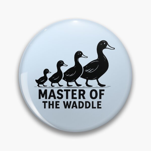 Item preview, Master of the Waddle – Funny Duck Herding Silhouette Design designed and sold by Rocklights.