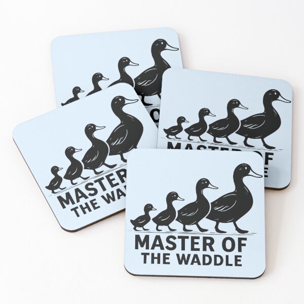 Item preview, Master of the Waddle – Funny Duck Herding Silhouette Design designed and sold by Rocklights.