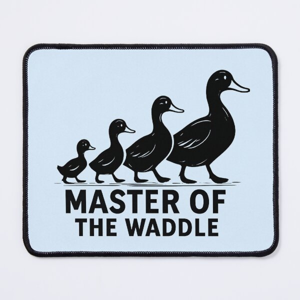 Item preview, Master of the Waddle – Funny Duck Herding Silhouette Design designed and sold by Rocklights.