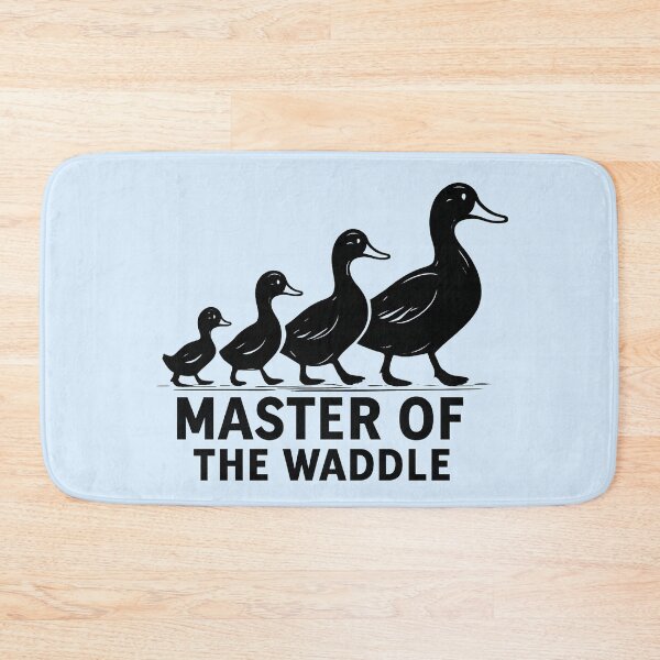 Item preview, Master of the Waddle – Funny Duck Herding Silhouette Design designed and sold by Rocklights.