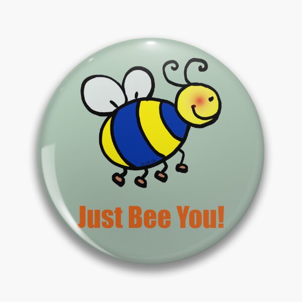 Artikelvorschau, Just Bee You - Süße lächelnde Biene entworfen und verkauft von CuteCartoon.