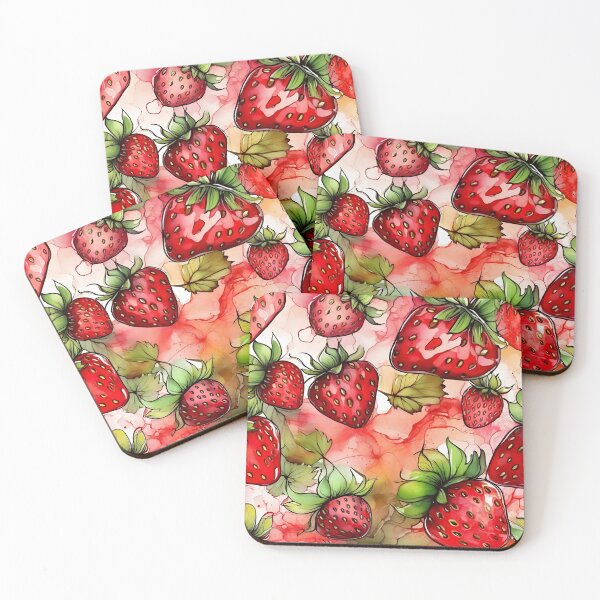 Item preview, Abstract Strawberries designed and sold by SolaoLab.