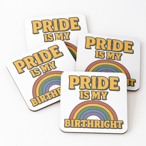 Item preview, Pride is My Birthright – Rainbow Typography designed and sold by Haus Of Sin.