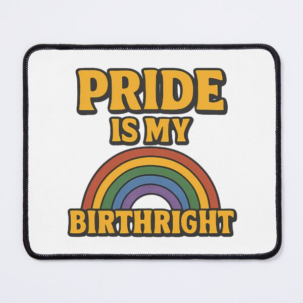 Item preview, Pride is My Birthright – Rainbow Typography designed and sold by Haus Of Sin.