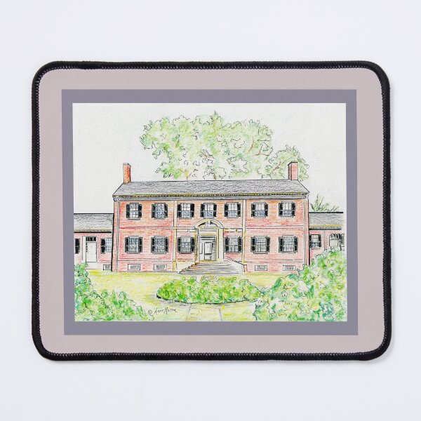 Item preview, Chatham Manor - watercolor and pen designed and sold by Annie Mason Art.