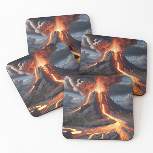 Item preview, Volcano designed and sold by AwesomeDigiShop.