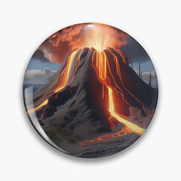 Aperçu de l'œuvre Volcan créée et vendue par AwesomeDigiShop.