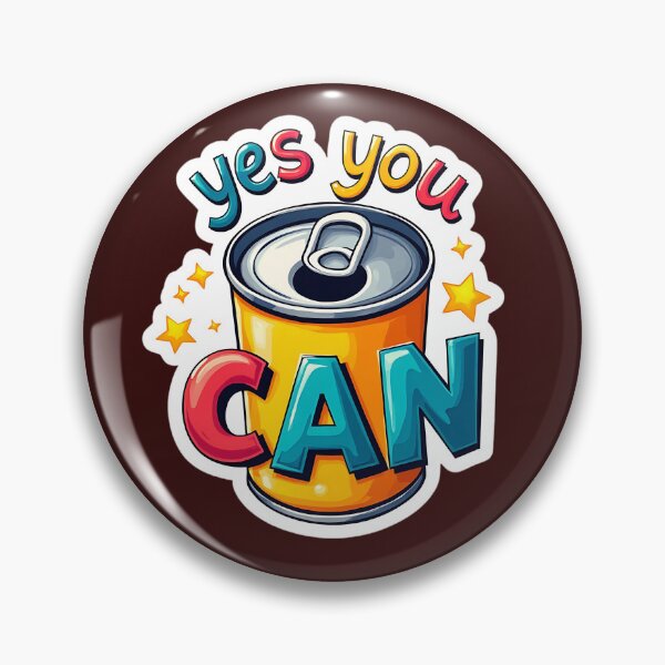 Item preview, Yes You Can Funny Motivational Quote designed and sold by Ajay Creative Studio.