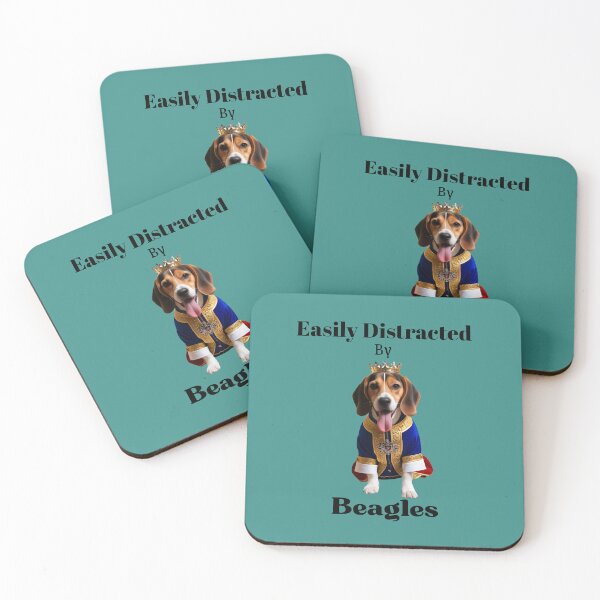 Item preview, Easily Distracted by Beagles | Maziblu Funny Dog Lover Gift for Tees, Hoodies, Mugs & More designed and sold by Mazieblu.