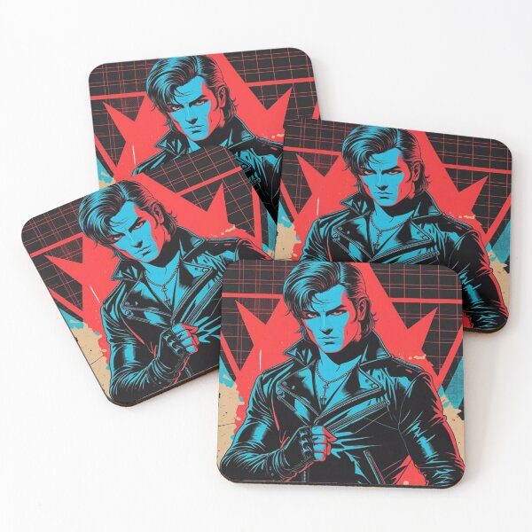 Item preview, AI Generated 80's inspired Action Hero designed and sold by ConnieVZ.